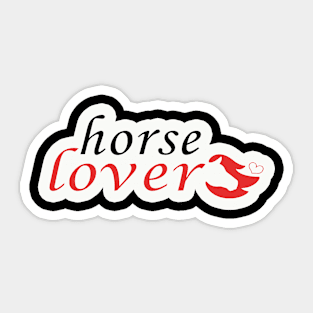 horse lover Sticker